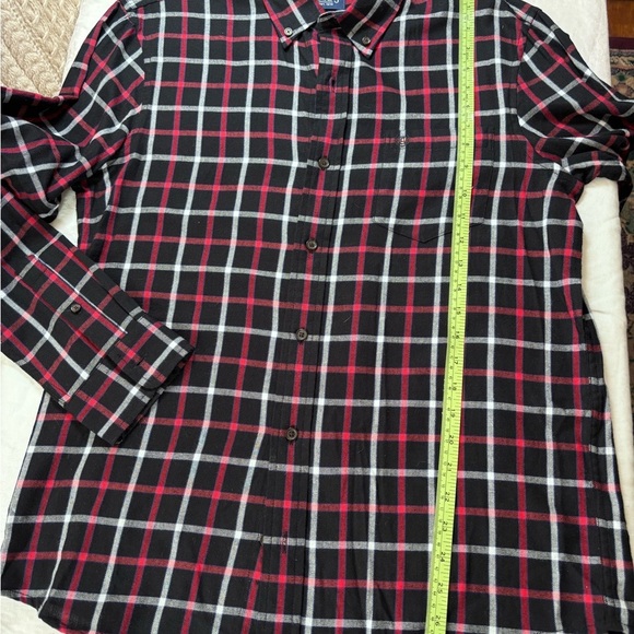 Chaps Go Untucked Mens Plaid Flannel Long Sleeve Button Down Size Medium - Picture 6 of 9